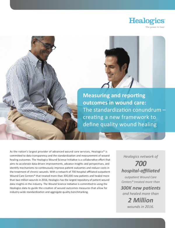 Download Measuring and reporting outcomes in wound care: The standardization conundrum – creating a new framework to define quality wound healing