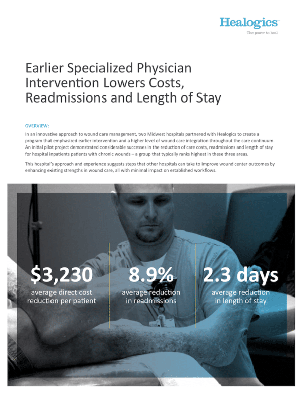 Download Earlier Specialized Physician Intervention Lowers Costs, Readmissions and Length of Stay