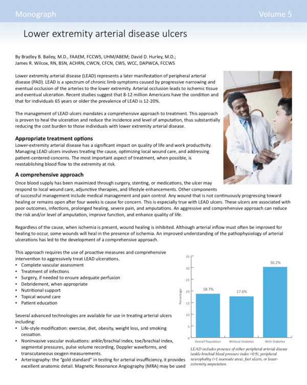 Download Monograph: Lower extremity arterial disease ulcers