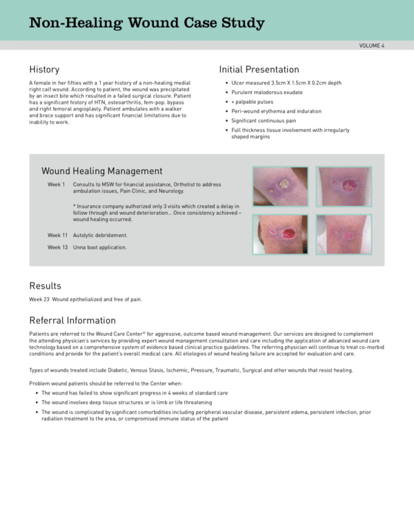 Case Study: Non-Healing Wound