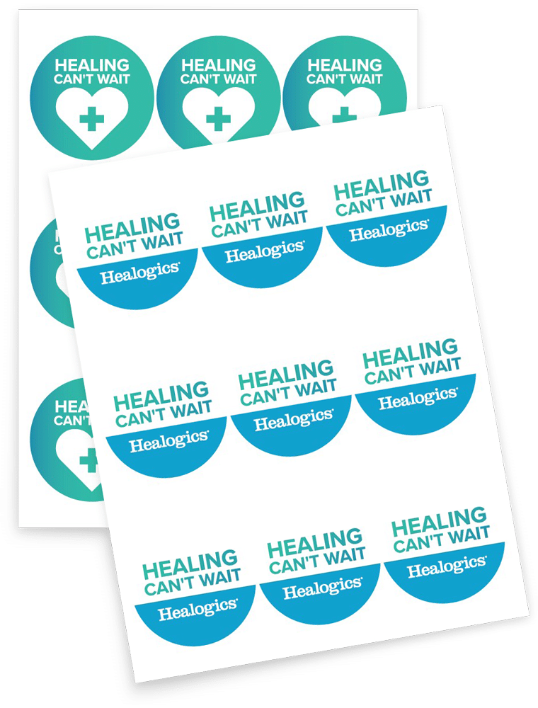Healing Can't Wait Stickers